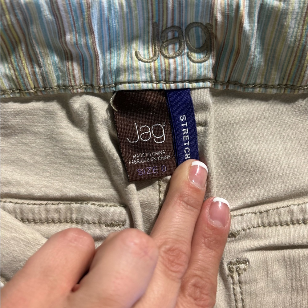 Jag size 0 stretch khaki pants